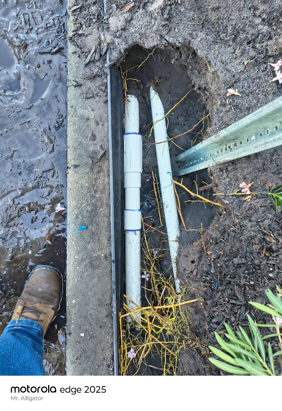 PVC leak